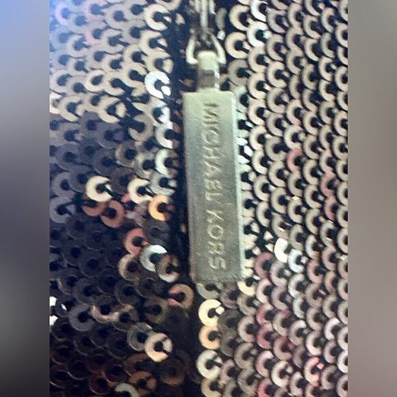 MICHAEL Michael Kors Gold Sequined Stretch Tulle Dress - NWT - Picture 6 of 9